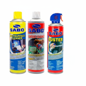 Kit de limpieza SABO Espuma + Limpia Contactos + Aire Comprimido