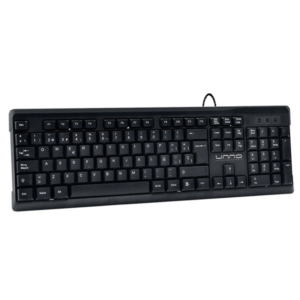 Teclado Alámbrico Unno Tekno Klass Español Negro