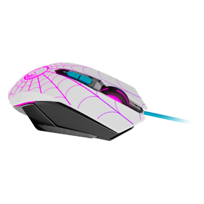 Mouse gamer alámbrico Xtech XTM-520SG Spider Gwen