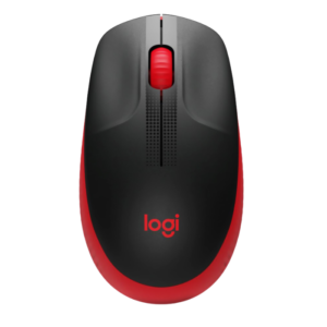 Mouse Inalámbrico Logitech M190 1000DPI Negro/Rojo