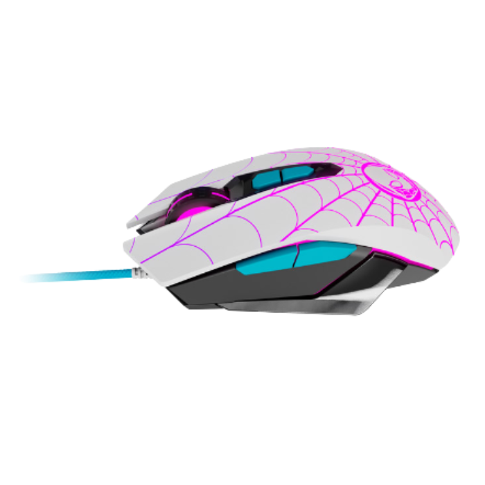 Mouse gamer alámbrico Xtech XTM-520SG Spider Gwen - Imagen 2
