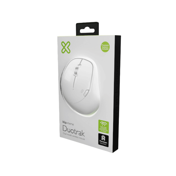 Mouse inalámbrico Klip Xtreme KMB-501 blanco - Imagen 2