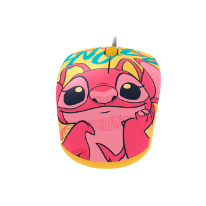 Mouse alámbrico Xtech 1200 DPI XTM-D406S amarillo Disney Stich - Imagen 3