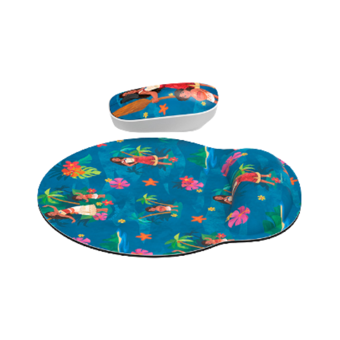 Mouse inalámbrico y mousepad Xtech XTM-DKT3MO Moana 2 - Imagen 3
