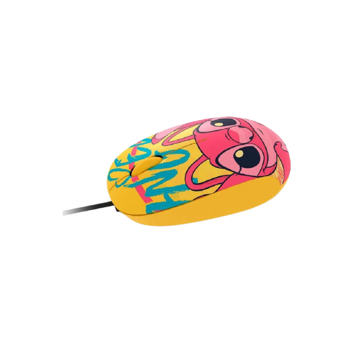 Mouse alámbrico Xtech 1200 DPI XTM-D406S amarillo Disney Stich - Imagen 4