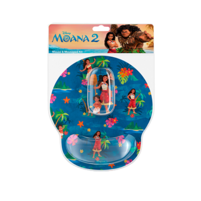 Mouse inalámbrico y mousepad Xtech XTM-DKT3MO Moana 2 - Imagen 7