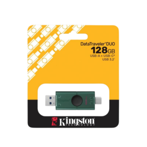 Memoria Kingston USB-A + USB-C 3.2 Gen 1 DataTraveler DuoG2 verde 128GB