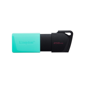 Memoria USB 3.2 Gen 1 Kingston DTXM/256GB DataTraveler Exodia M turquesa y negro