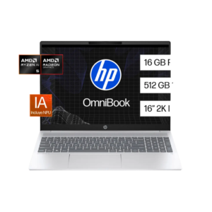 Laptop HP OB 16-ag1051la AMD Ryzen 5 340 16GB RAM