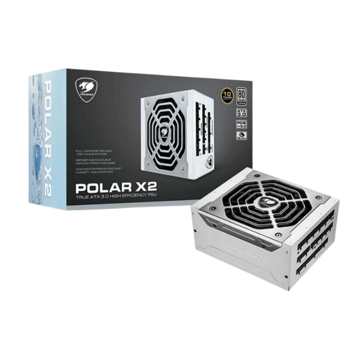 Fuente de poder Cougar Polar X2 1200 80-Plus Platinum 1200W