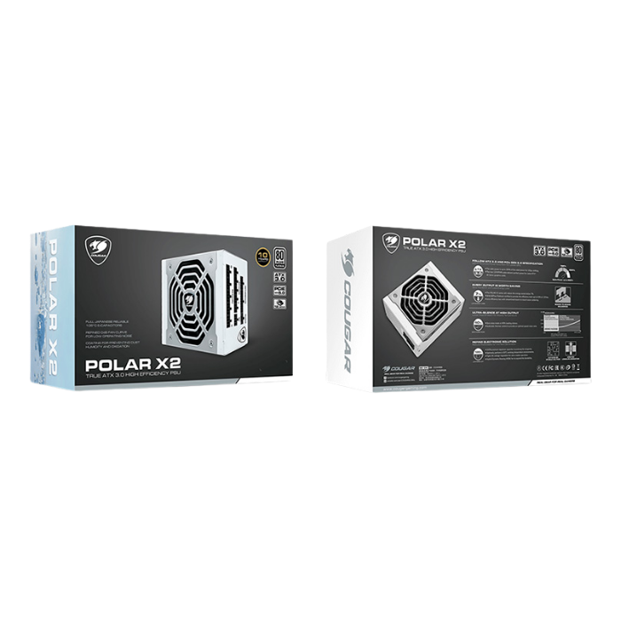 Fuente de poder Cougar Polar X2 1200 80-Plus Platinum 1200W - Imagen 8