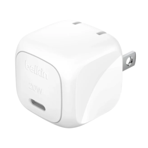 Cargador de pared Compacto Belkin USB-C 20w blanco