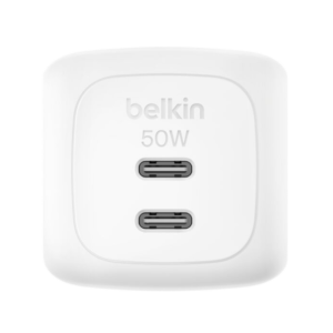 Cargador de pared BelkinWCH019dqWH 2 x USB-C 50W