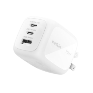 Cargador de pared 70W Belkin WCH018dqWH 2 x USB-C / USB-A